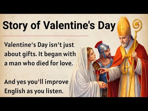 The Real Story of Valentine's Day || Graded Reader || Improve Your English Fluency β
οΈ
