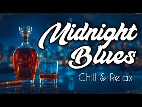 Deep Night Blues 🥃 | Moody Guitar & Smooth Whiskey Blues for Calm Nights
