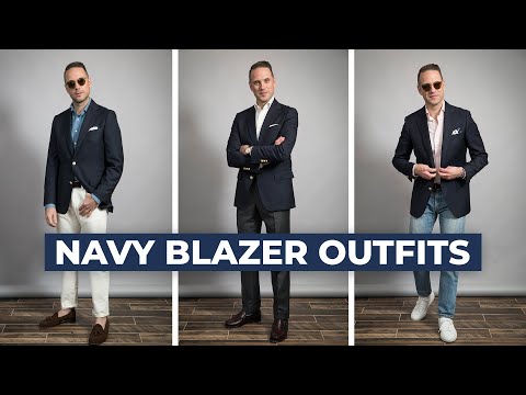 3 EASY Ways to Wear a Classic Navy Blazer for Spring
