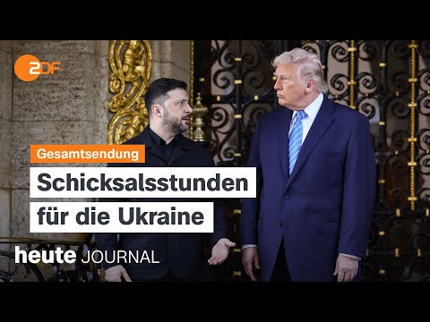 heute journal vom 28.12.2025 Ukraine-Gespräche in Florida, Scheinwahl in Myanmar, Hildegard Knef