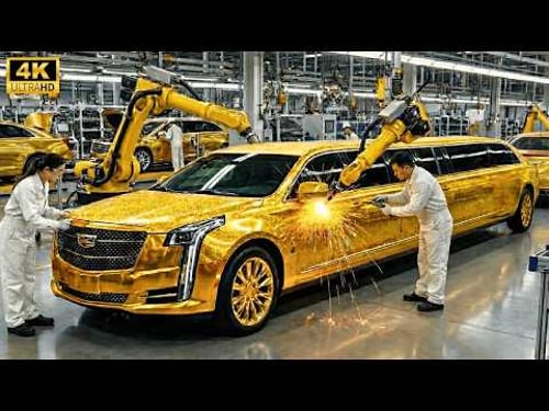 Inside the Gold Cadillac Factory: Building the $5,000,000 Limousine (Full Process)