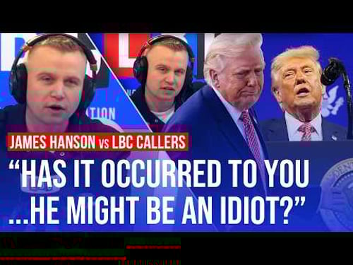 “Has it occurred to you that he might be an idiot?” James Hanson vs Trump's British super fans