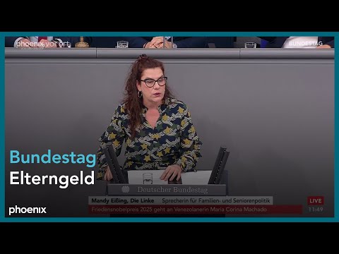 Bundestagsdebatte zum Elterngeld am 10.10.25