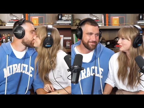 Taylor Swift and Travis Kelce FALLING IN LOVE with Each Other on New Heights for 12 minutes (Part 1)