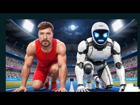 World's fastest man vs Robot