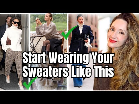 The BEST Way To Style Sweaters in 2026!