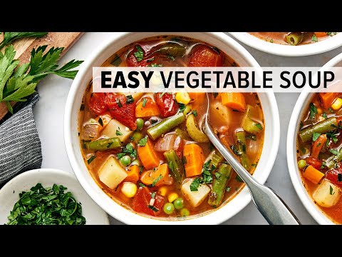 The one and only VEGETABLE SOUP recipe you need for winter!