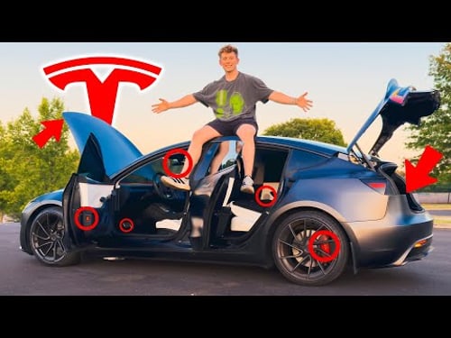 All My Tesla Model 3/Y Accessories + Mods 2025 (Must Haves)⚡️