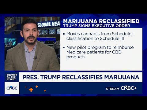 Trump signs executive order to reschedule cannabis. Here’s what’s next