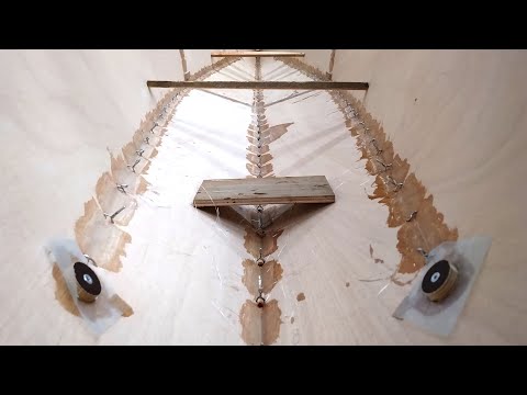 Making a stitch and glue canoe hull