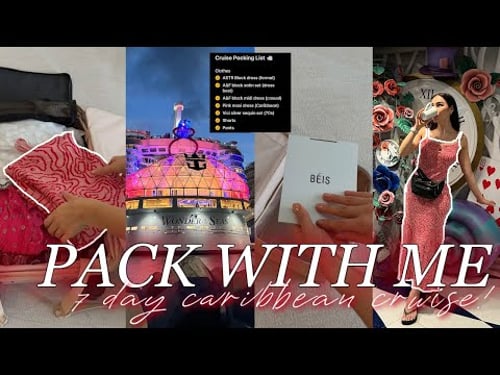 Pack With Me For A Caribbean Cruise! |BÉIS Carry On Only 🧳