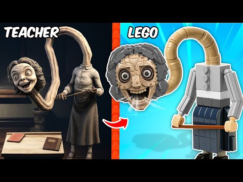 LEGO Little Nightmares 2: Ich Habe Die Gruselige Lehrer Szene Nachgebaut! AM Bricks DE