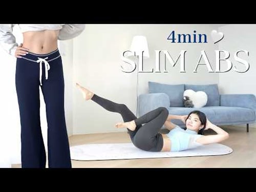 K-POPアイドルもやってる🩵腹筋を割り、くびれを作るトレーニング✊