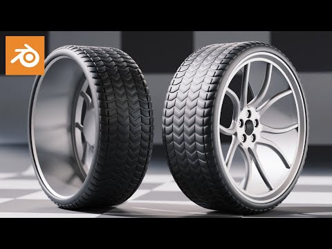 Tutorial: Make A Tire & Rim In Blender 3.5