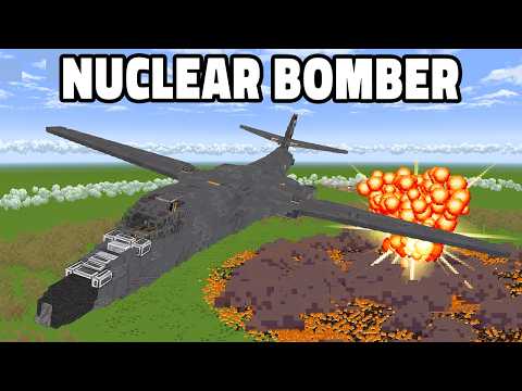 I Built a Working B-1 NUCLEAR BOMBER With Create Mod
