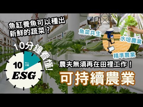 【#10分鐘ESG】可持續農業|全程無須泥土、不用農藥都可以種植!?|魚菜共生的種植模式超級省水!|#廣東話Podcast#UnlockESG#學習ESG