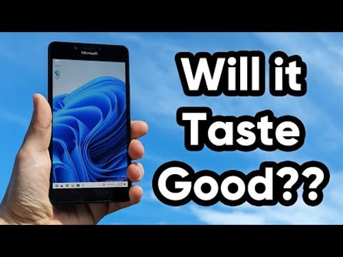 Installing Windows 11 on a Lumia 950