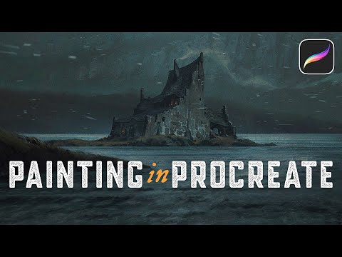 Painting In Procreate - Sketching Process