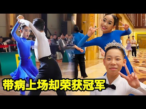 Despite illness, two young athletes win doubles unexpectedly