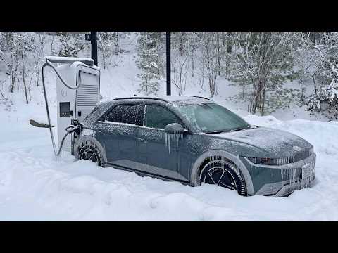 Ioniq 5 Winter Charging Test | How Much Time Is Lost Charging A Cold Battery?