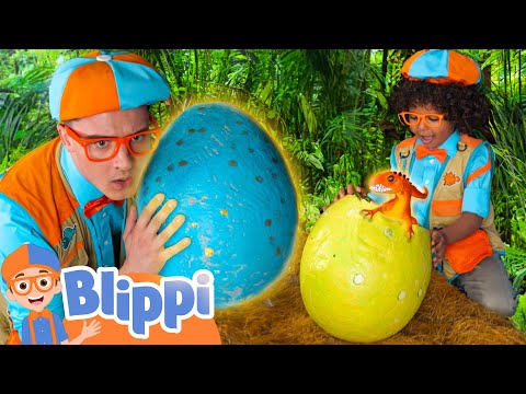 Blippi's Hunt For DINOSAUR EGGS! | Blippi and Meekah Best Friend Adventures | Educational Videos
