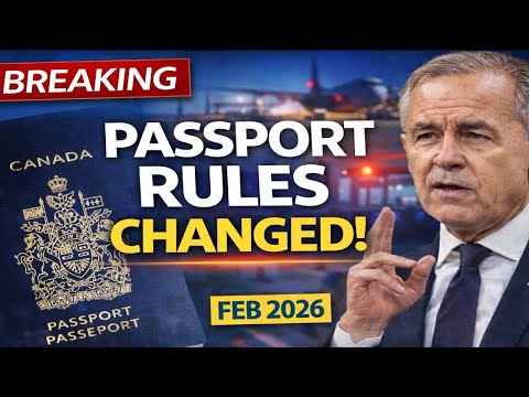 BREAKING TODAY! Canada Passport & Travel Rules Change in Feb 2026 — Watch Before You Fly!
