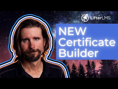 How To Build Beautiful Certificates with New LifterLMS Certificate Builder -WordPress Online Courses