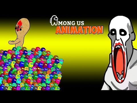 어몽어스 VS 좀비 애니메이션 ( SCP 096 vs SCP 173 ) - AMONG US FUNNY ANIMATION