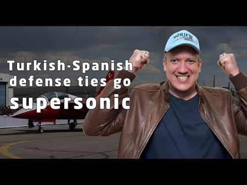 Türkiye's jet trainer Hürjet makes big splash in Spain