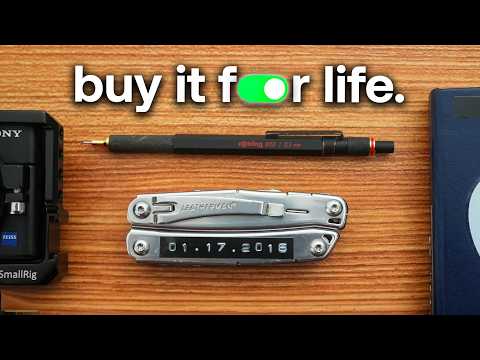 my top 5 buy-it-for-life items that improved my life