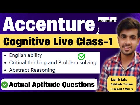 Accenture Cognitive Assessment 2024 | Actual Questions |Accenture Aptitude Questions & Answers 2024
