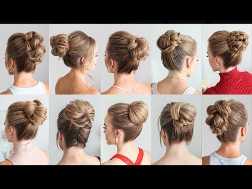 9 EASY UPDOS Compilation | Missy Sue