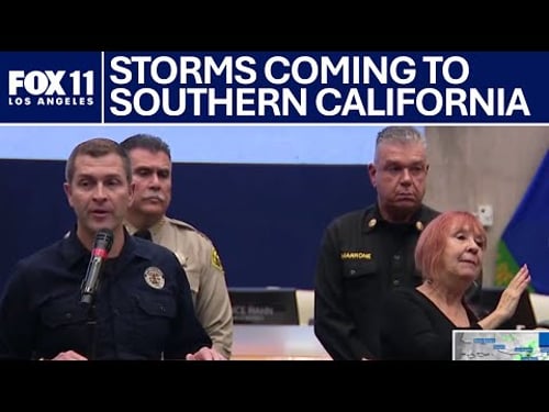 LA Co. officials provide storm update