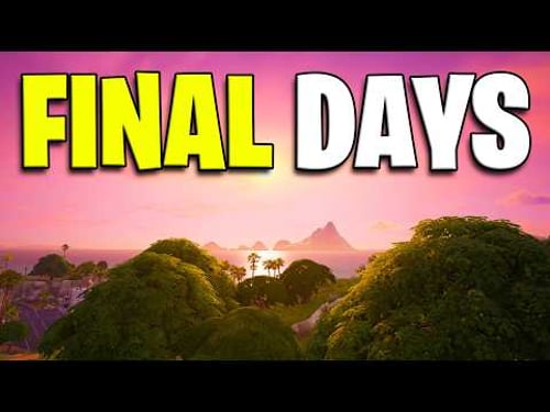 Fortnite's FINAL Goodbye to Season 1..