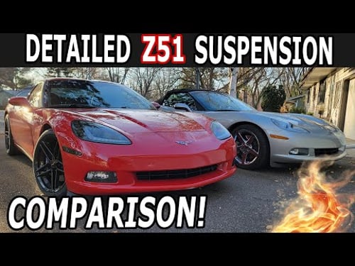 C6 Corvette Z51 vs. Base Suspension (A Highly Detailed Comparison!)