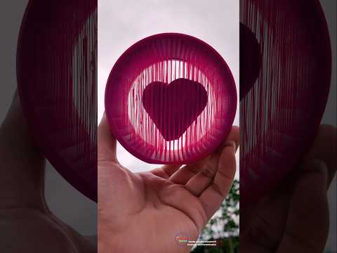Suspended Heart #3dprinting #heart