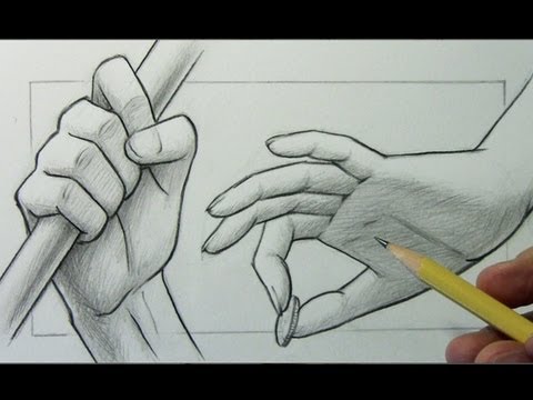 How to Draw Hands, 2 Different Ways