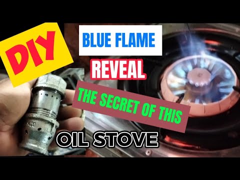 TECHNIQUE HOW TO MAKE USED OIL STOVE BLUE FLAME STEP BY STEP TUTORIAL