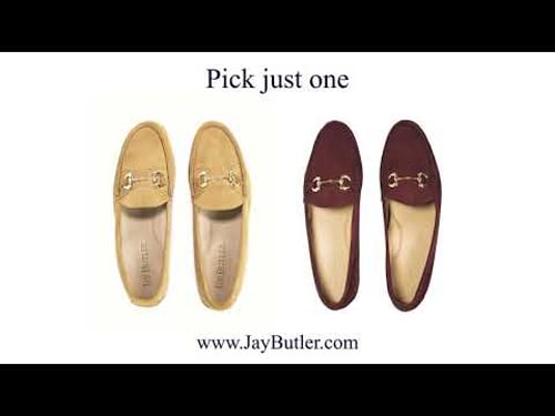 Pick Just One Loafer (15 seconds)
