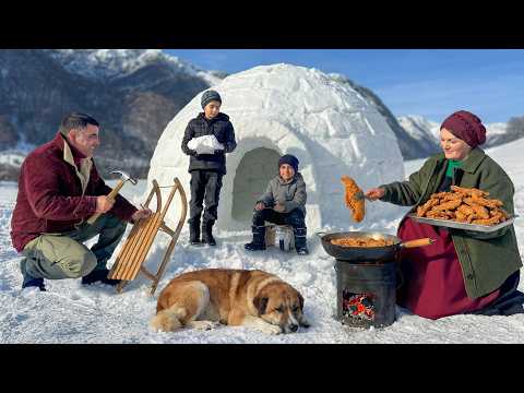 Traditional Smoked Chicken In A Faraway Mountains!