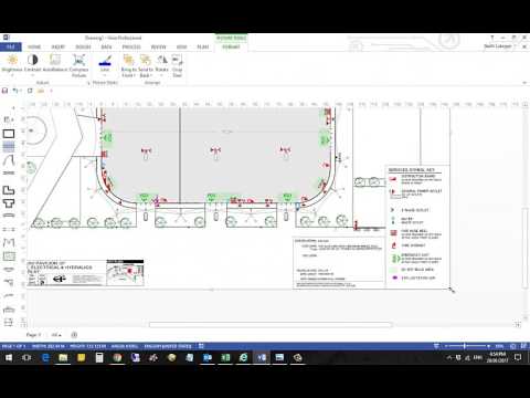 How to use to scale drawings in Visio