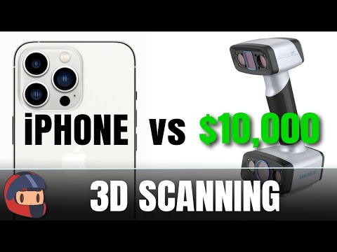 iPhone 3D Scanning vs Professional 3D Scanner