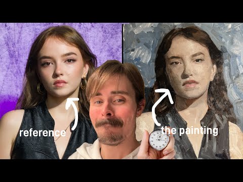 How to paint portraits faster than barefoot jackrabbit on a hot greasy griddle