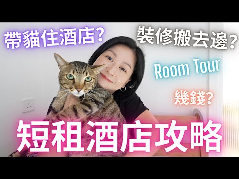 短租酒店攻略㊙️裝修搬去邊⁉️Pet Friendly🐾貓貓住酒店必備用品💯租金收費⚠️注意事項全公開💛真實酒店體驗