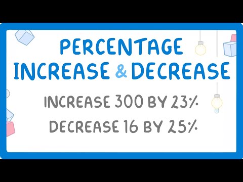 GCSE Maths - Percentage Increase and Decrease (Multiplier Method) (2026/27 exams)