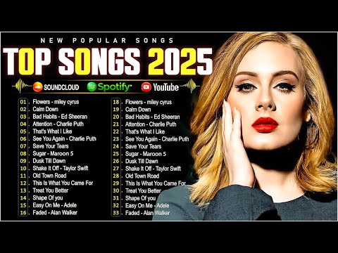 Bruno Mars, Maroon 5, Zayn, Adele, Dua Lipa, Ed Sheeran, Rihanna, Selena Gomez π Billboard Hot 100