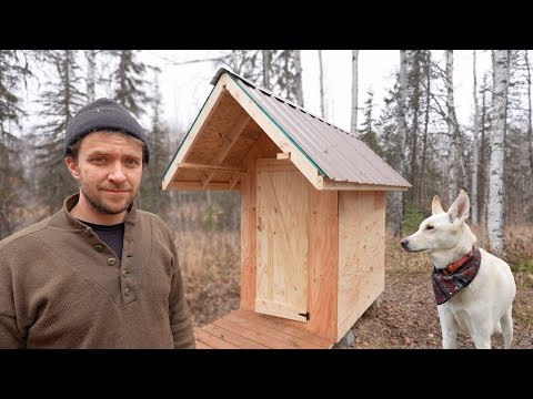 Progress On My "Luxury" Outhouse Build | Off-Grid in Alaska