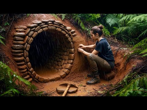 Building an Underground Shelter - Solo Survival