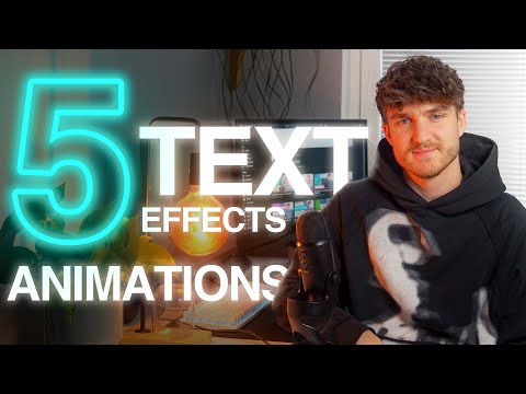 Top 5 Text Animations & Effects in Premiere Pro
