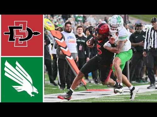 #25 North Texas vs San Diego State Highlights | 2025 College Football Isleta New Mexico Bowl